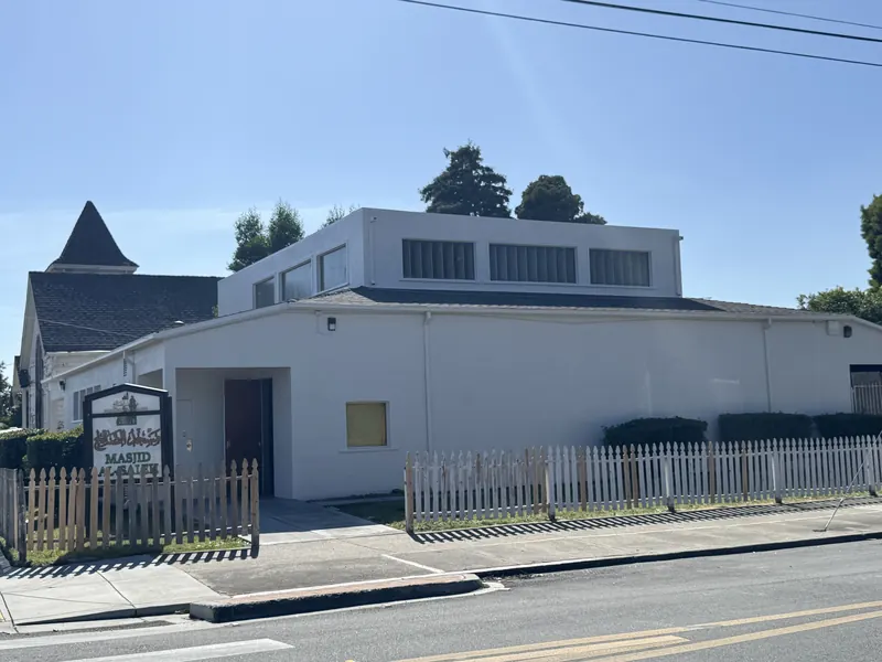 Exterior renovation progress at Masjid Al-Saleh
