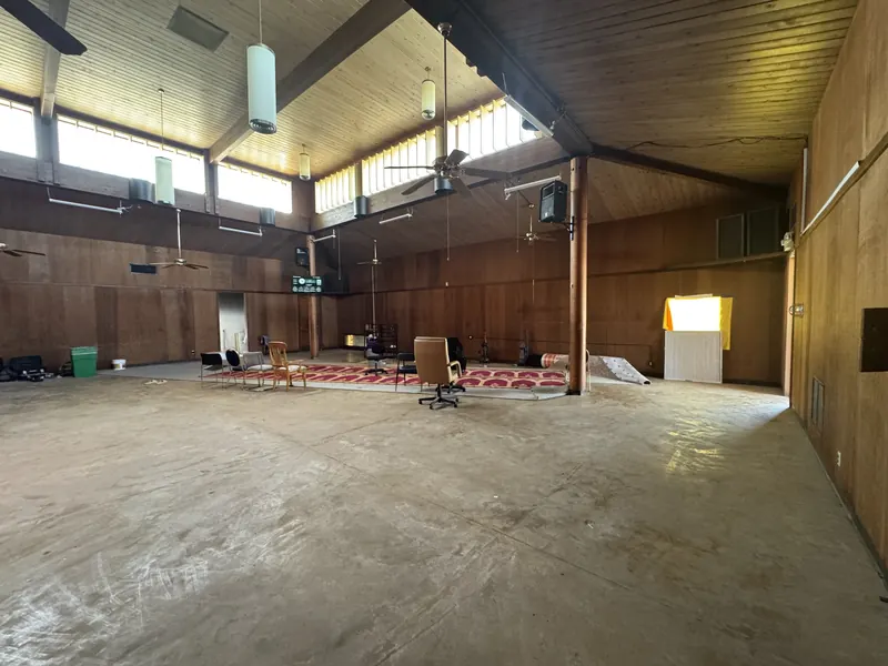 Side and utility area improvements at the masjid