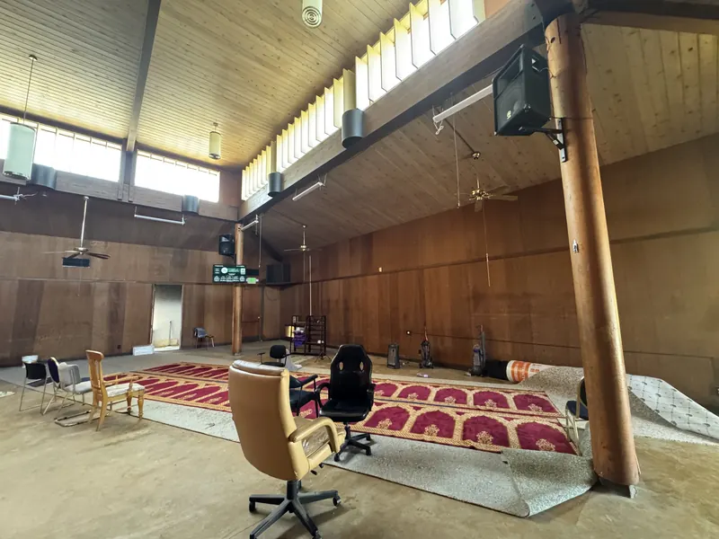 Construction clean-up and site preparation at the masjid