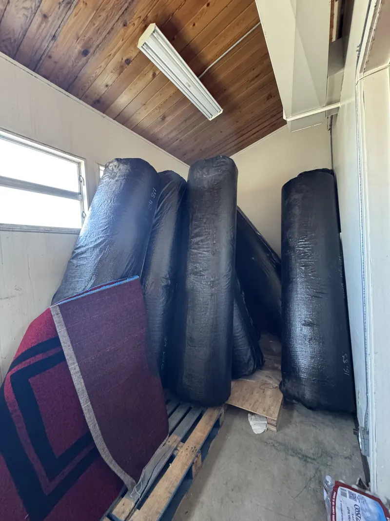 Renovation work at the rear of the masjid building